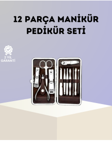 Stainless Steel Multifunctional Manicure Set of 12
