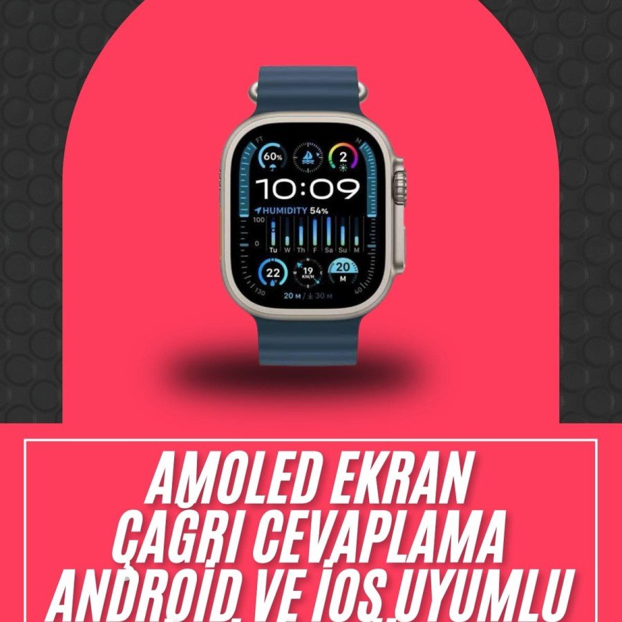 49mm Smart Watch Amoled Screen Women Men Wristwatch Plastic Band 49mm Smart Watch Amoled Screen Women Men Wristwatch Plastic Band