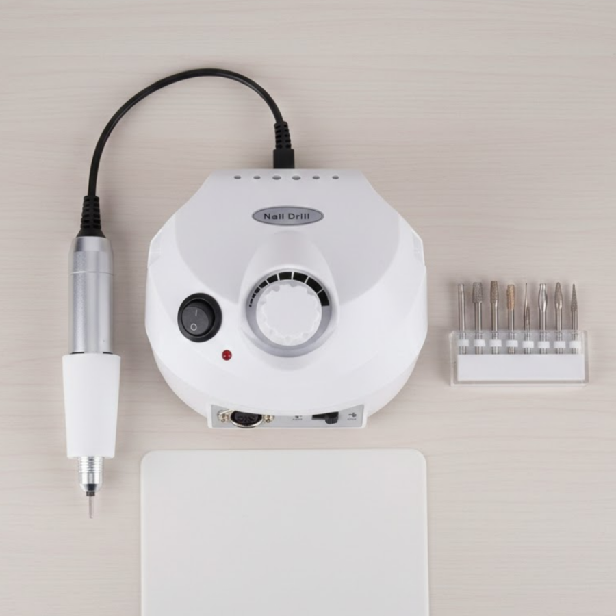 Low Noise Nail Drill Set Salon and Home Use