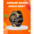Amoled Smart Watch IP67 Waterproof with 3 Bracelets and Health Tracking
