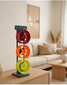 Triple Rim Decorative Accessory Colorful Modern Living Room Decor