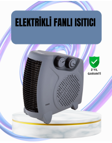 Fan Room Heater Thermostat Controlled Cold Air Blowing Mode