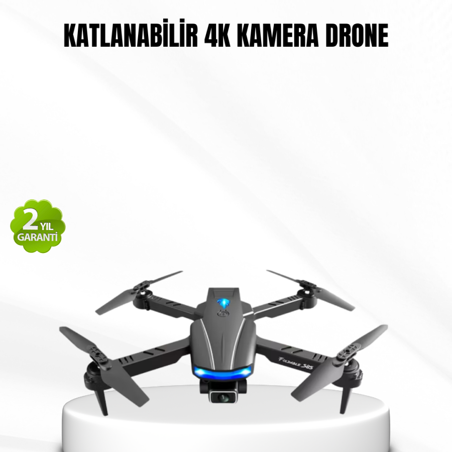 Wi-Fi Connected 4K Drone Foldable and 360° Flip Feature