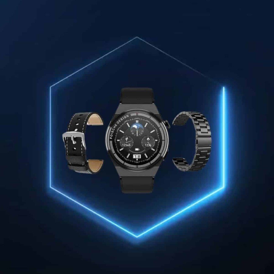 Bluetooth Headset with ANC and Amoled Screen Smartwatch Sleep and Health Tracking Pulse Meter