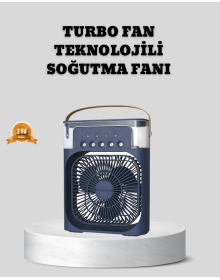 Quiet Working Turbo Fan Powerful Air Flow Table Top Fan