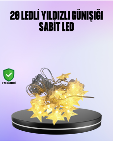 5 Meters Star Shaped Led Strip Light Steady White Lighting