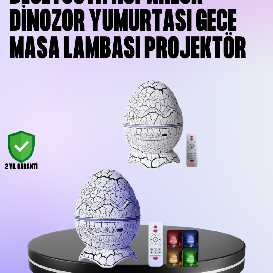 Dinosaur Egg Galaxy Projector Night Light 4 in 1 – with Bluetooth Speaker Dinosaur Egg Galaxy Projector Night Light 4 in 1 – with Bluetooth Speaker