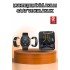 Bluetooth Headset with Digital Display and Smart Watch with Notification Alarm and Vibration