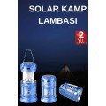 Solar Rechargeable Camping Lamp Solar Powered Sled Camping Lantern Tent Lantern LED Searchlight