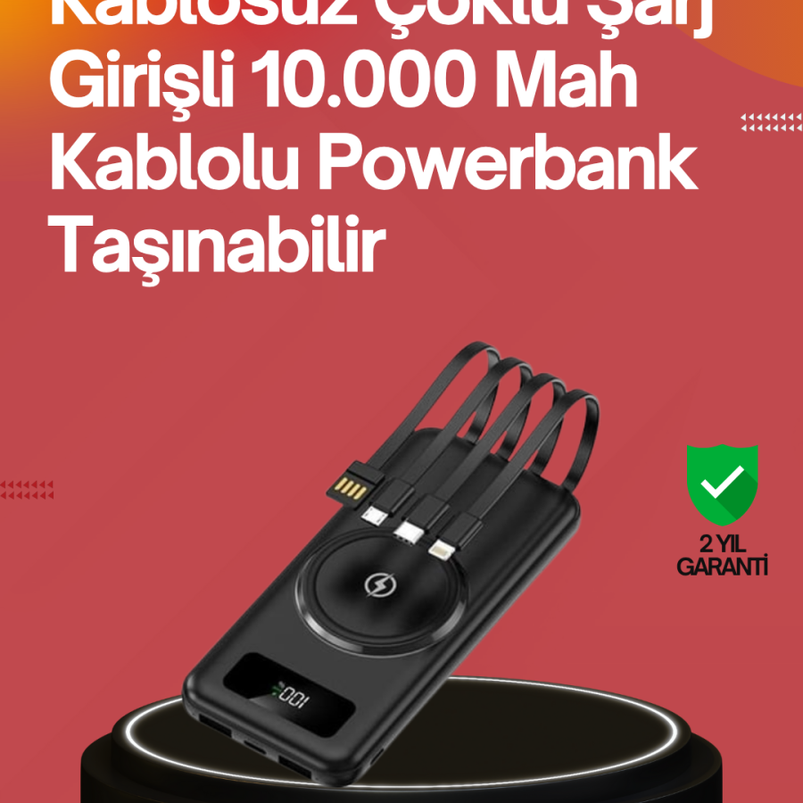 22.5W Fast + 15W Wireless Charging – Energy at Any Time with Smart Powerbank