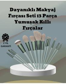 13-Piece Makeup Brush Set with Soft Bristles, Aesthetic Design, Daily and Professional Use