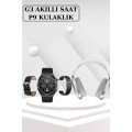 New Generation Voice Call Smart Watch and Powerbank Bluetooth Headset with Multiple Charging Ports Heart Rate Monitor