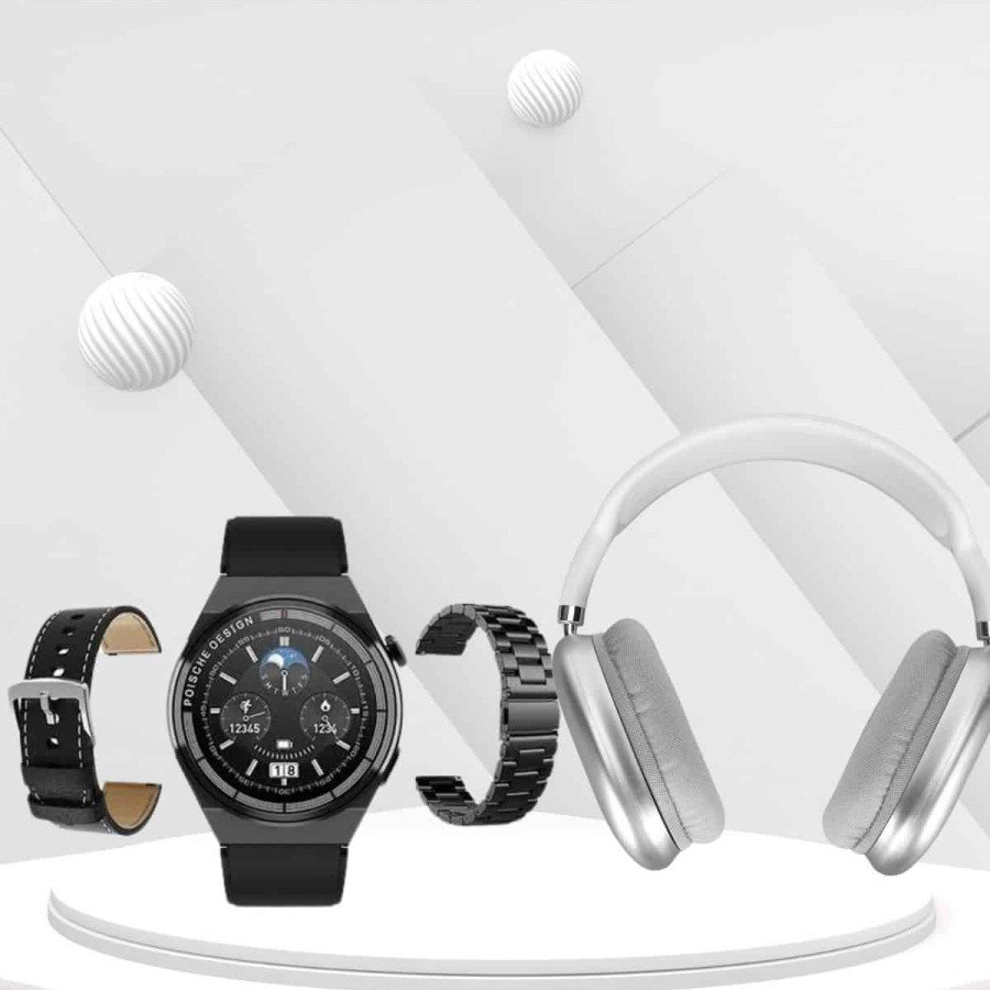 New Generation Voice Call Smart Watch and Powerbank Bluetooth Headset with Multiple Charging Ports Heart Rate Monitor