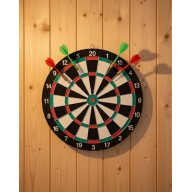 17 Inch Dartboard Set for Home and Office Include 4 Darts