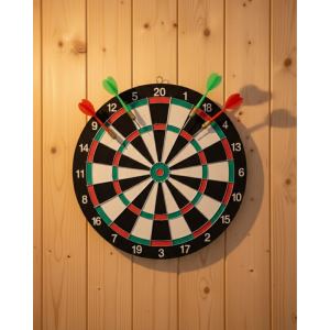 17 Inch Dartboard Set for Home and Office Include 4 Darts