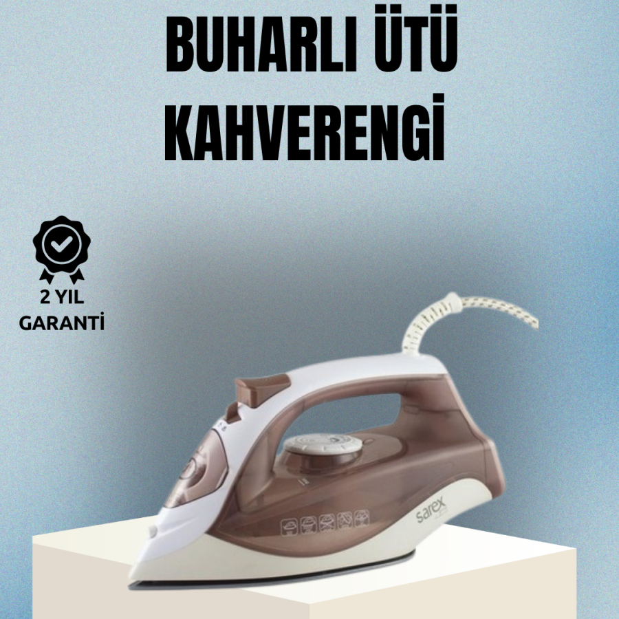 2200 Watt Steam Iron Brown Ceramic Sole Shock Steam 2200 Watt Steam Iron Brown Ceramic Sole Shock Steam