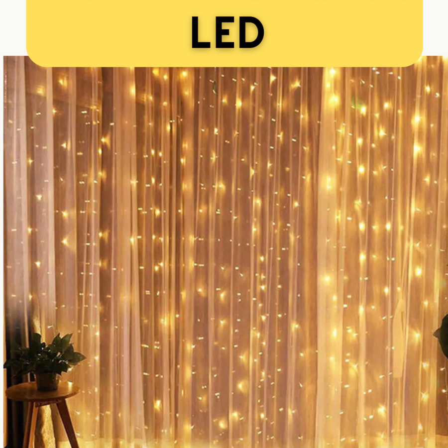 LED Curtain with Waterfall Design – Wedding and Special Daylights