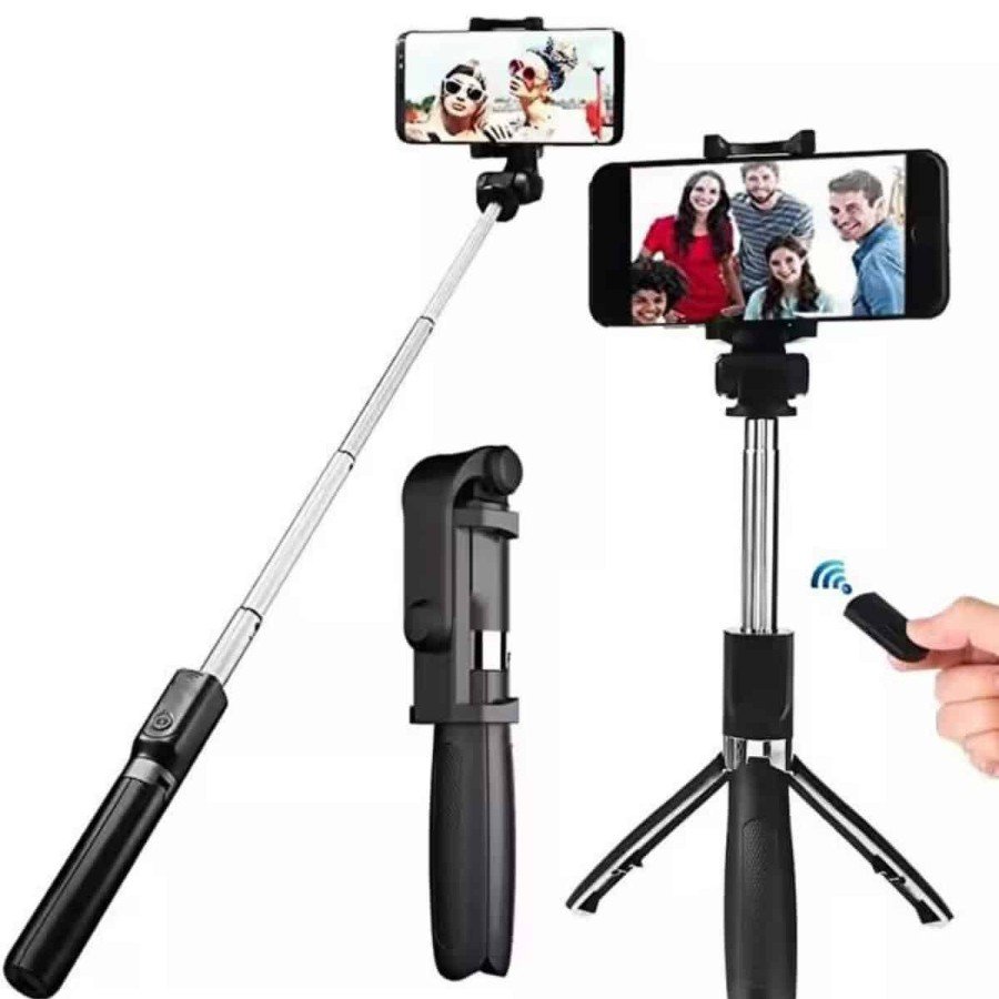 Selfie Stick Tripod Bluetooth Controlled Selfie Stick Phone Holder