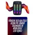 Bluetooth Speaker Portable Rechargeable Lighted Large Size High Sound Quality