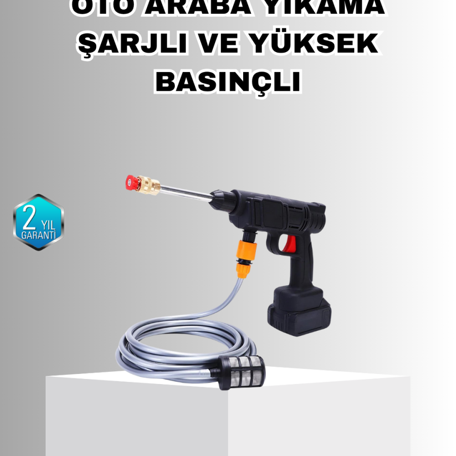 21V Cordless Pressure Washer with Dual Battery and Fast Charging Feature