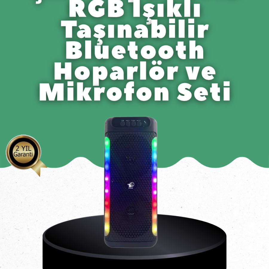 Loud Sound Powerful Wireless Speaker Karaoke with Microphone