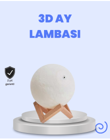 16 Color Moon Night Light 3D Printing with RGB Mode