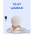 16 Color Moon Night Light 3D Printing with RGB Mode