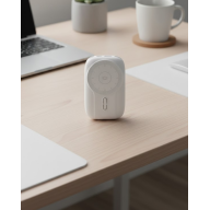 10000 mAh Portable Powerbank with Wireless and Wired Charging Support