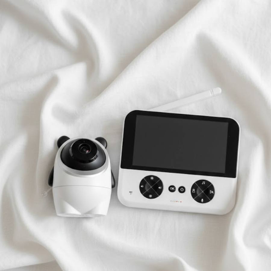 Large Screen Baby Monitor with Cry Detection