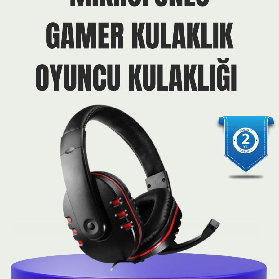 Stereo Headset – High Sound Quality, Ergonomic Structure