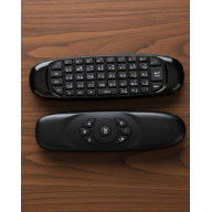 Double Sided Air Mouse Wireless Keyboard and Remote Control