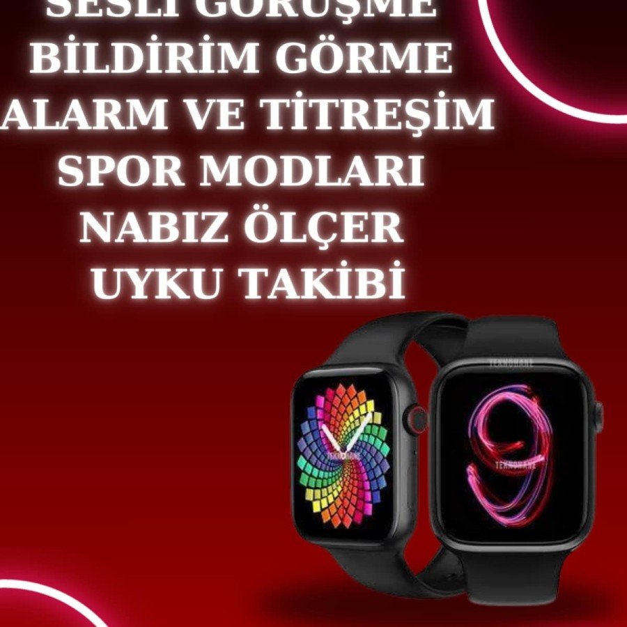 Smart Watch Call Call See Notification Sleep and Health Tracking Pulse Meter 3 Bands Gift