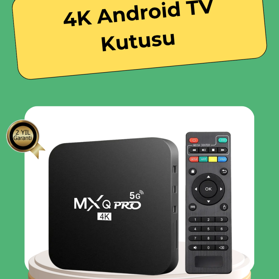 4K Ultra HD TV Box – 2GB RAM, 16GB Memory, Android Smart Media Player 4K Ultra HD TV Box – 2GB RAM, 16GB Memory, Android Smart Media Player