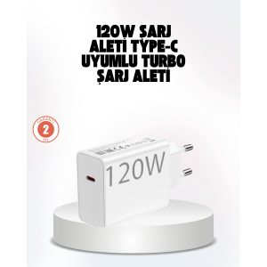 120W Powerful Fast Charging Adapter and Type-C Cable Set – Safe Charging Technology