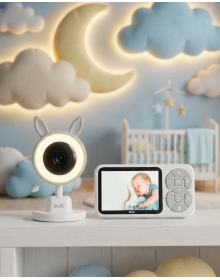 LCD Screen Baby Monitoring Camera Lullaby Night Vision Security System