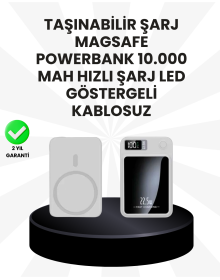 Magnetic USB-C and Wireless Powerbank with 5000mAh / 10000mAh Capacity