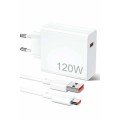 120W Charger Fast Dual Turbo Charger Set White 120W Charger Fast Dual Turbo Charger Set White