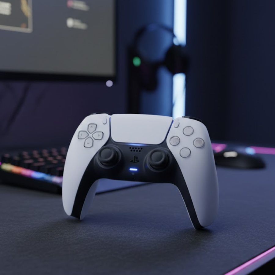 Wireless Game Controller Vibrating and Comfortable for PS5