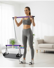 Pilates Bar Exerciser with Wrist Support Versatile Use