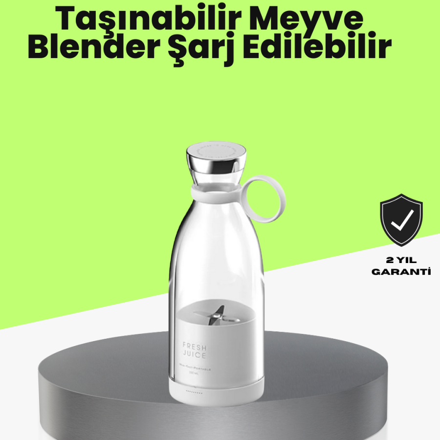 Food Grade Stainless Steel Portable Blender with 4 Blades