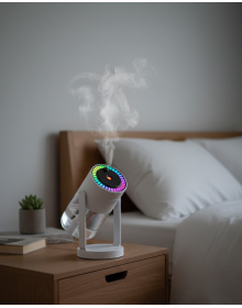 Air Humidifier for Vehicle and Home Silent Steam with Projector