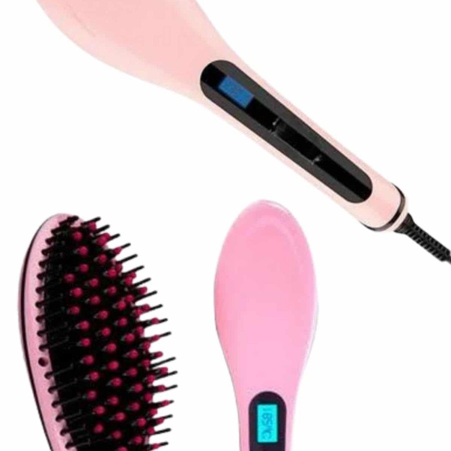 Hair Straightener Comb Ceramic Coating Close Tooth with Digital Indicator Hair Straightener Comb Ceramic Coating Close Tooth with Digital Indicator