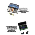 Powerbank Bluetooth Headset And Smart Watch 7 Strands Metal Cord Plastic Cord