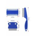 Pet Comb Set 4-Piece Lice Comb Suitable for Ked Dog Hair