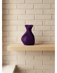 5 cm Purple Heart Shaped Mini Vase Modern Mini Decoration Product