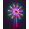 Modular RGB LED Wall Light with Fireworks Effect Remote Control