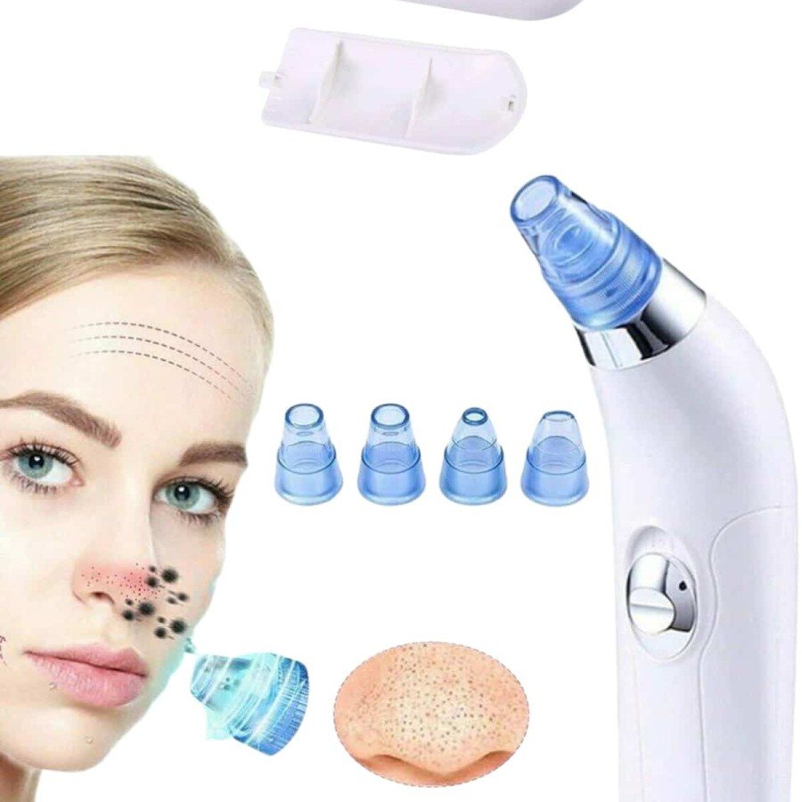 Vacuum Blackhead and Facial Cleansing Device with 4 Heads Vacuum Blackhead and Facial Cleansing Device with 4 Heads