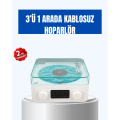 Retro Design Bluetooth Speaker with Night Light – Clock and Battery Indicator