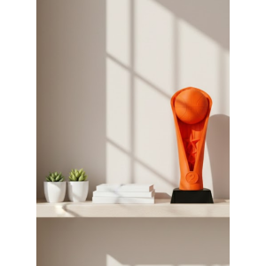 23cm Orange Basketball Trophy Figurine Modern Award Decoration Product