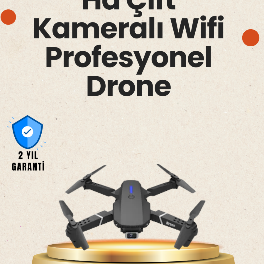 Height Stabilized Foldable Drone with 1080P 4K Camera Options